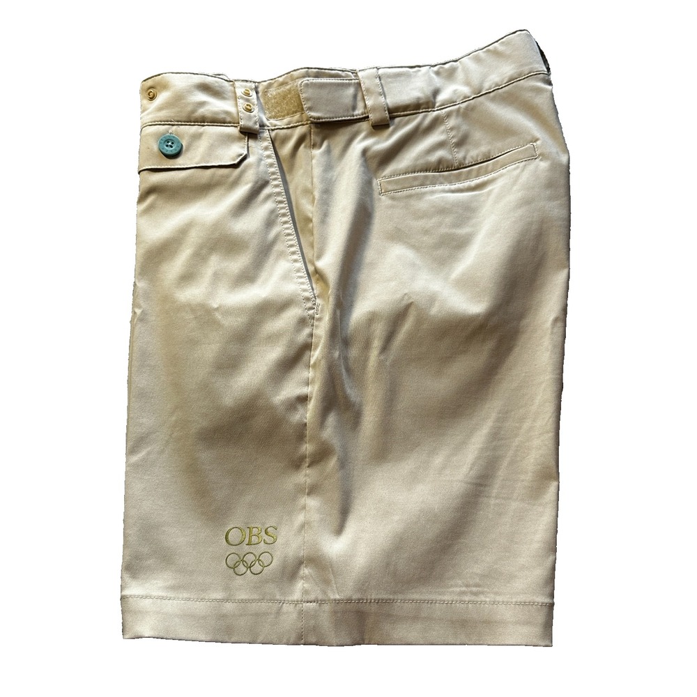 Helly Hansen OBS Shorts Mens‎ Medium 33 Beige Lightweight Tokyo 2020 Olympics